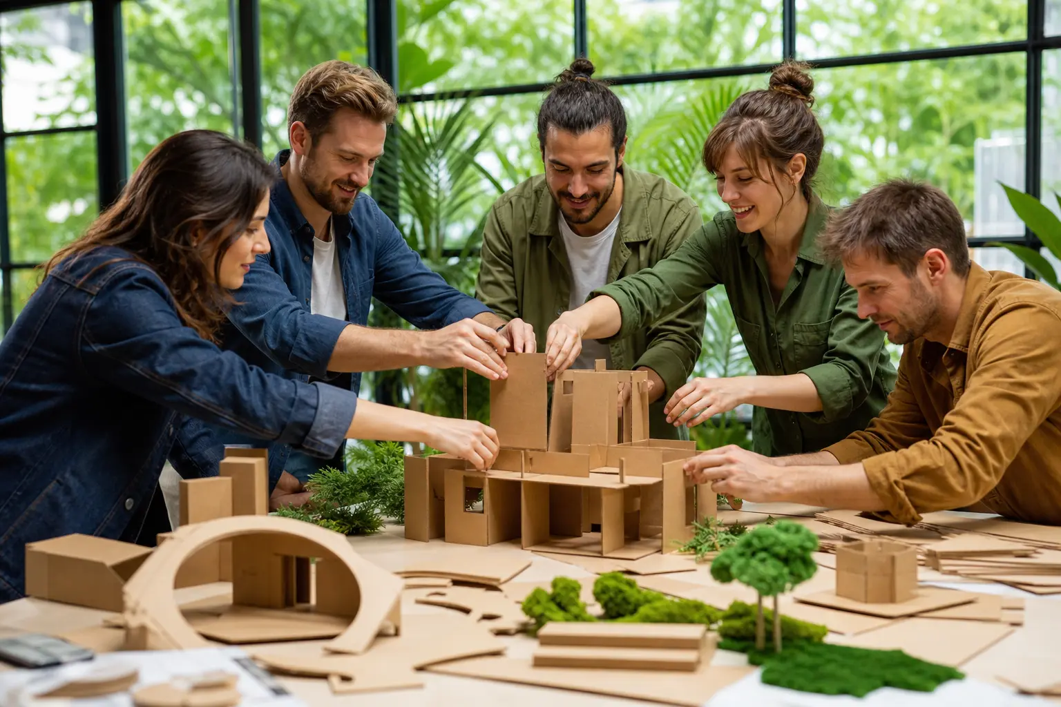 Du carton, du code et du vert : les team buildings d&rsquo;assemblage passent à l&rsquo;éco-conception