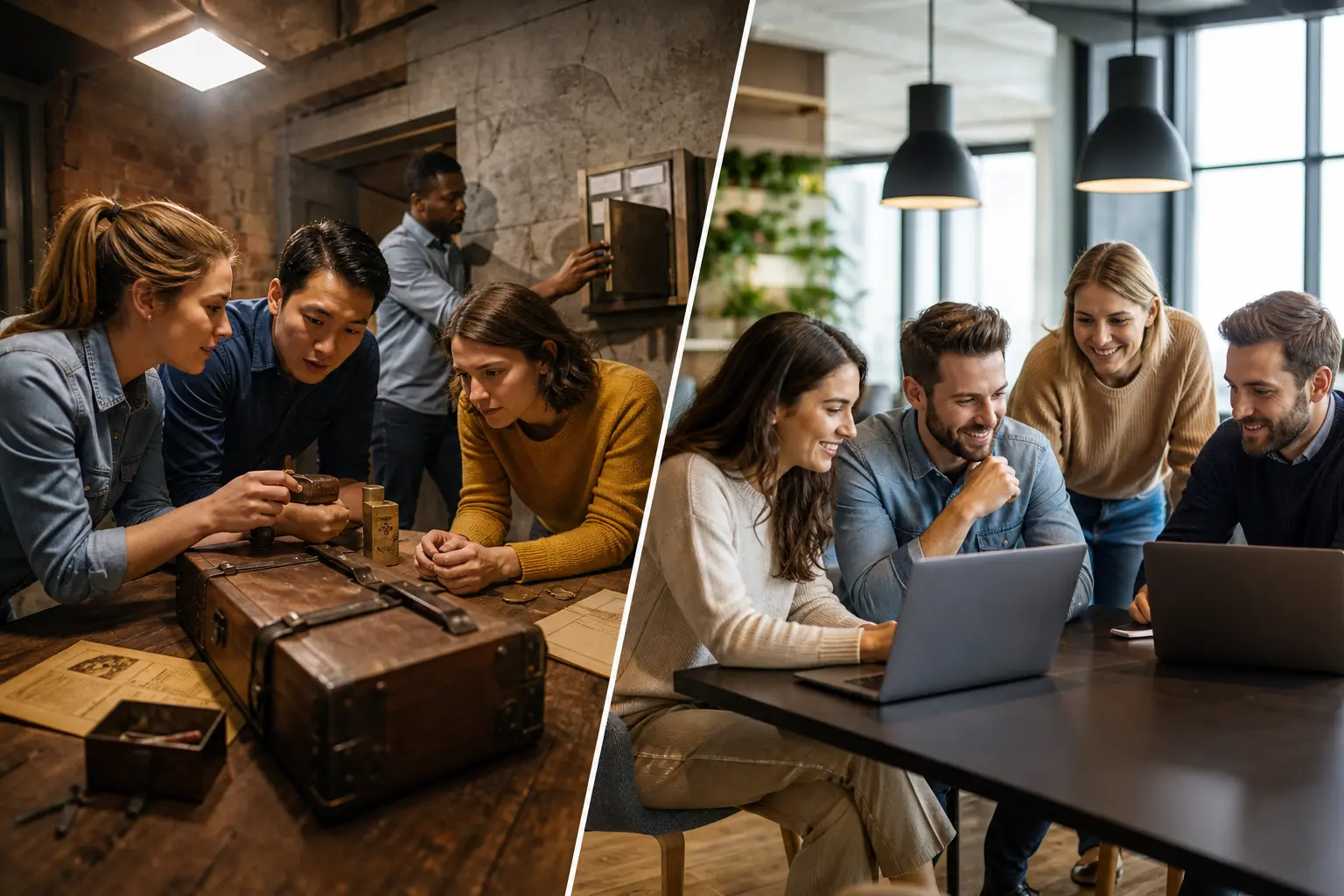 Escape game grandeur nature vs digital : quelles différences pour votre team building ?