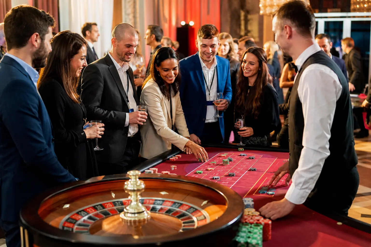 Casino géant, poker ou roulette : organiser une soirée jeux sans les enjeux d&rsquo;argent
