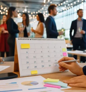 Anticiper sa soirée de fin d&rsquo;année : le calendrier idéal pour tout réserver à temps