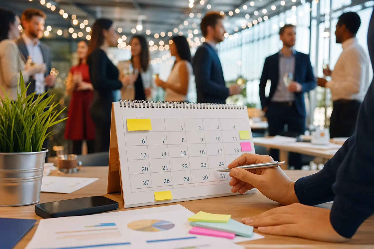 Anticiper sa soirée de fin d&rsquo;année : le calendrier idéal pour tout réserver à temps